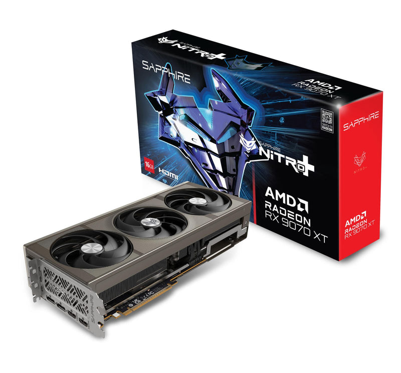 Sapphire Radeon RX9070XT Nitro+ OC 16GB GDDR6 Gaming Grafikkarte