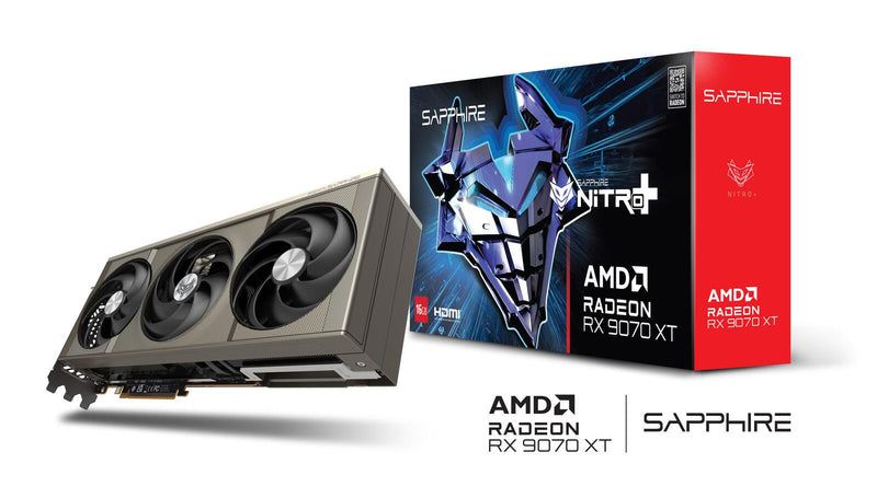 Sapphire Radeon RX9070XT Nitro+ OC 16GB GDDR6 Gaming Grafikkarte