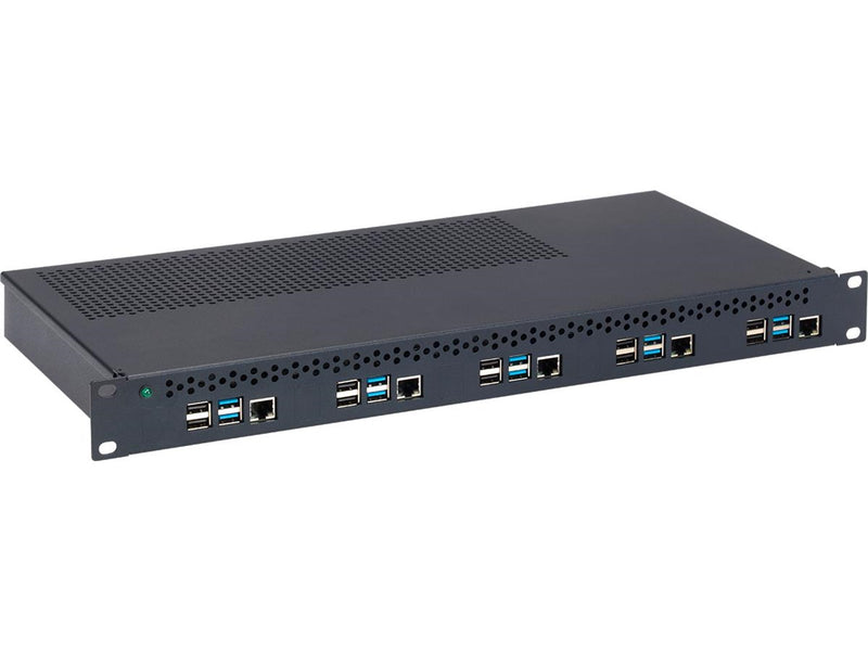 Rackmount.IT RM-PI-T1 - 1U Enclosure for Raspberry Pi 4
