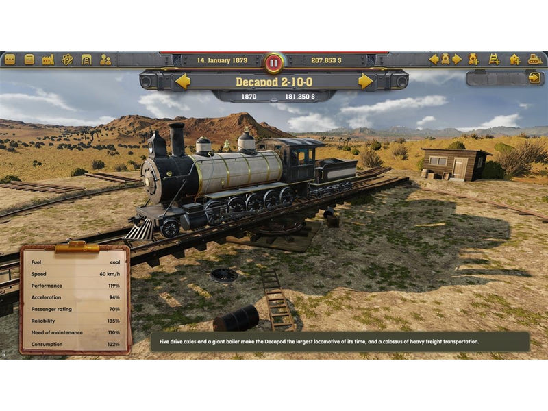 Railway Empire - Sony PlayStation 4 - Strategie - PEGI 3