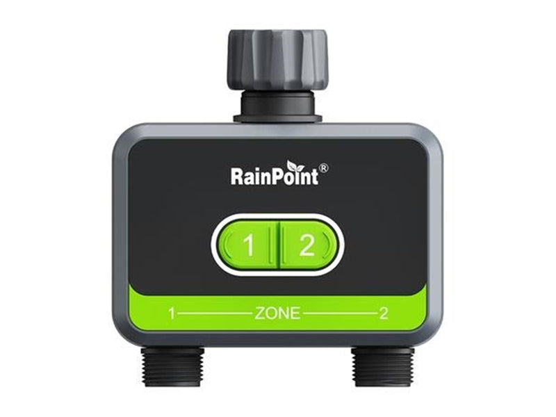 RainPoint 2-Zone Irrigation Controller with App