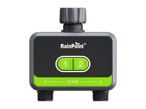 RainPoint 2-Zone Irrigation Controller with App