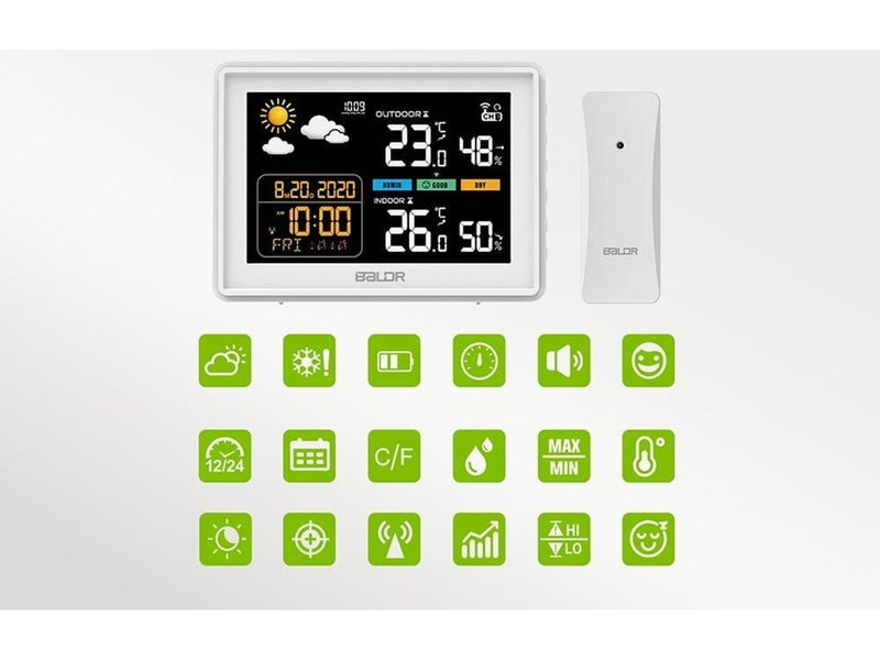 RainPoint B0359WST2H2PR Weather Station with Outdoor Sensor