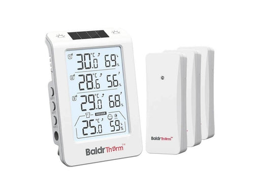 RainPoint B0598 3-Channel Thermohygrometer with Automatic Backlight
