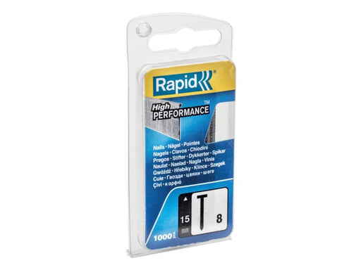 Rapid Brads 8/15Mm G 1M Narrow Blister