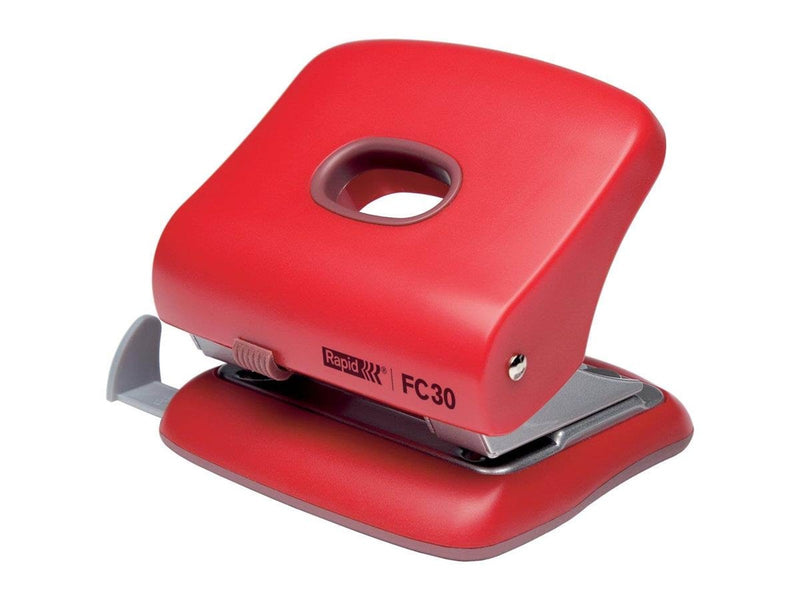 Rapid  Bürolocher FC30 Rot