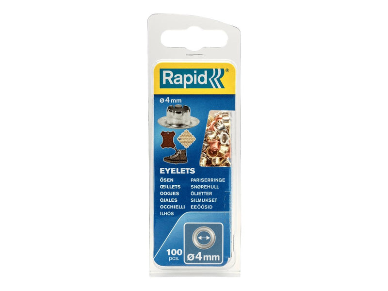 Rapid Eyelets 4mm Box 100pcs