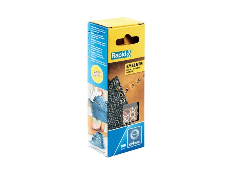 Rapid Eyelets 4mm Box 100pcs