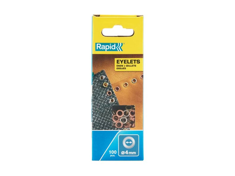 Rapid Eyelets 4mm Box 100pcs
