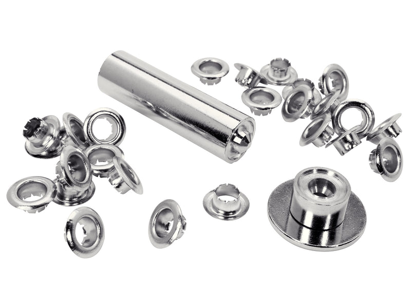 Rapid Eyelets 6mm Box 25pcs + 2 Metal Tools