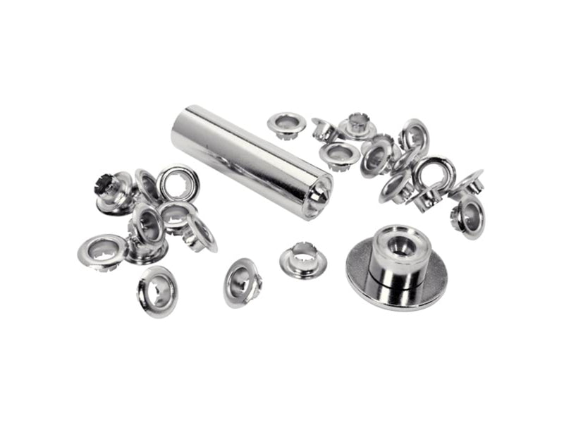Rapid Eyelets 8mm Box 25pcs + 2 Metal Tools