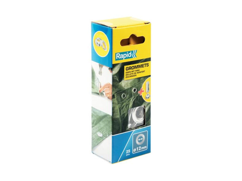 Rapid Grommets 23x12 Box 25pcs+2 Metal Tools
