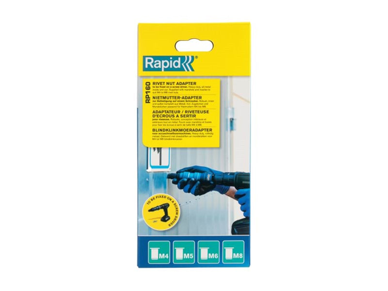 Rapid Nut Riveter RP160 for Screwdriver Box