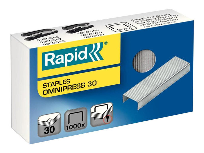 Rapid Omnipress 30 - staples - 6 mm - pack of 1000