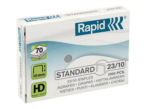 Rapid Standard - staples - 23/10 - 10 mm - pack of 1000