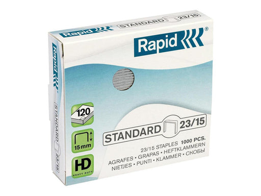Rapid Standard - staples - 23/15 - 15 mm - pack of 1000