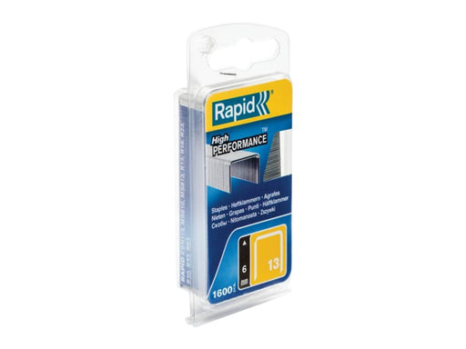 Rapid Staples 13/6 Galv Blister 1.6M