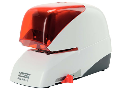 Rapid  Supreme Elektroheftgerät 5050e kontaktlos Silber/Orange