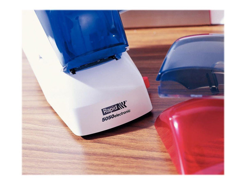 Rapid  Supreme Elektroheftgerät 5050e kontaktlos Weiß/Blau