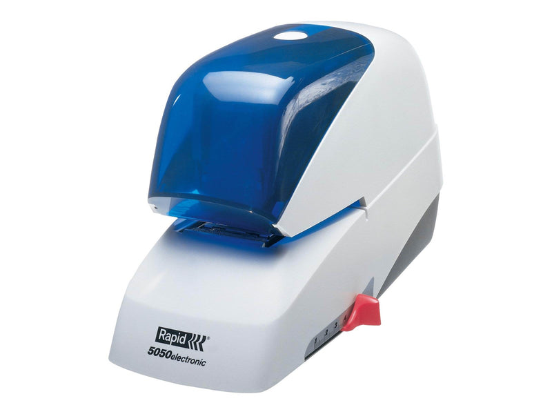 Rapid  Supreme Elektroheftgerät 5050e kontaktlos Weiß/Blau