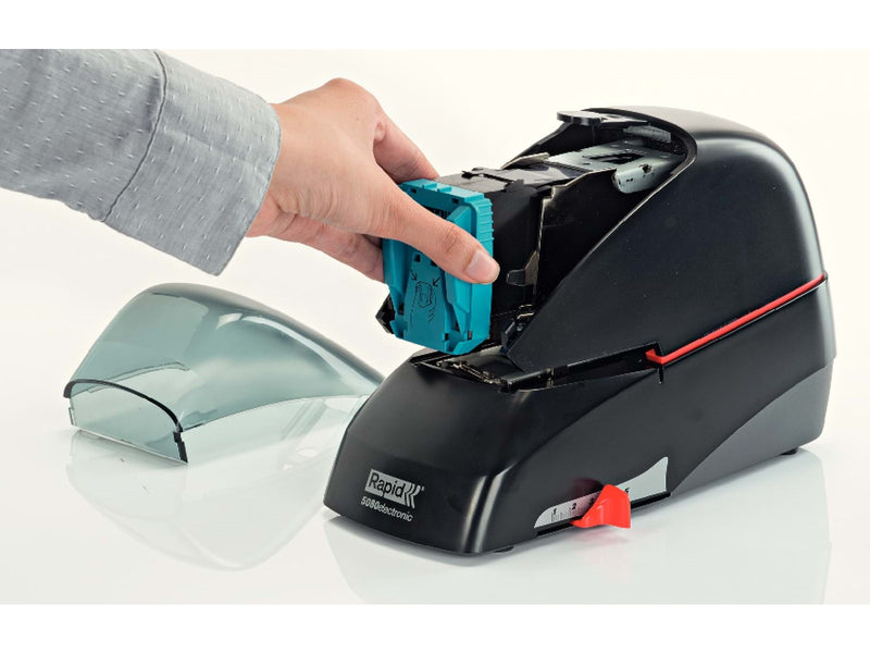 Rapid  Supreme Elektroheftgerät 5080e kontaktlos Schwarz