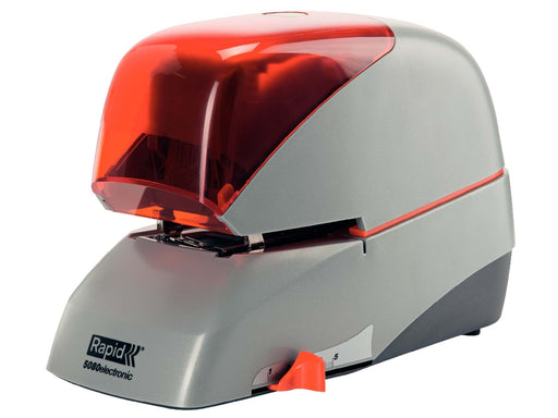 Rapid  Supreme Elektroheftgerät 5080e kontaktlos Silber/Orange