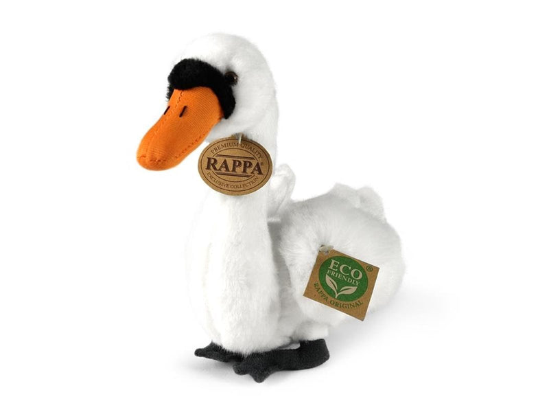 Rappa - Plush realistic swan stuffed animal 20 cm Eco-Friendly