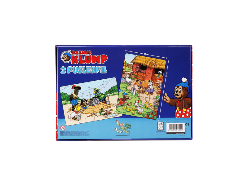 Rasmus Klump - 2 Puzzles - Outside
