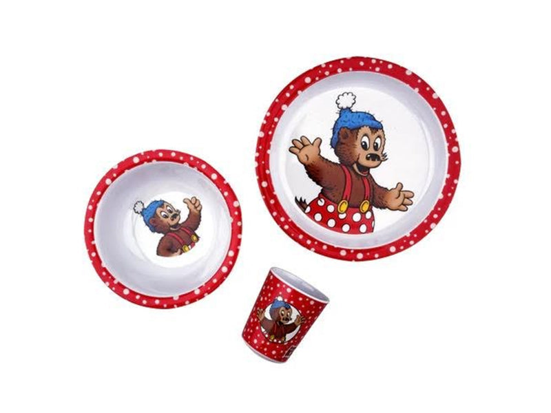 Rasmus Klump - Mealtime Set - 3pcs - Red