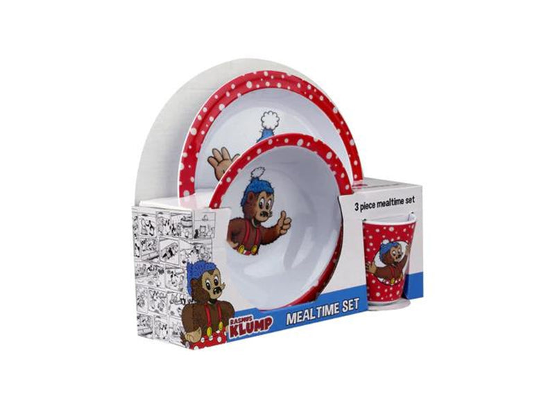 Rasmus Klump - Mealtime Set - 3pcs - Red