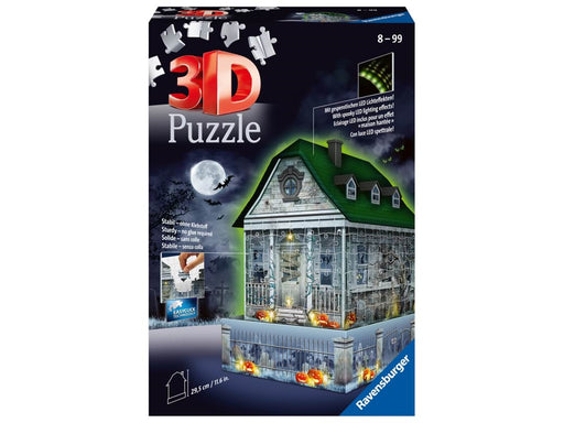 Ravensburger 3D Puzzle Buildings Night Light Haunted House 216p