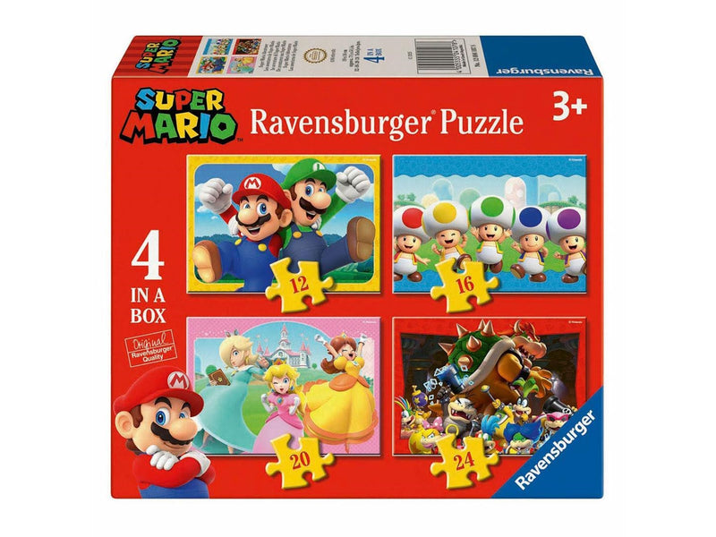 Ravensburger 4-in-1 Super Mario Puzzle 2D Puzzles