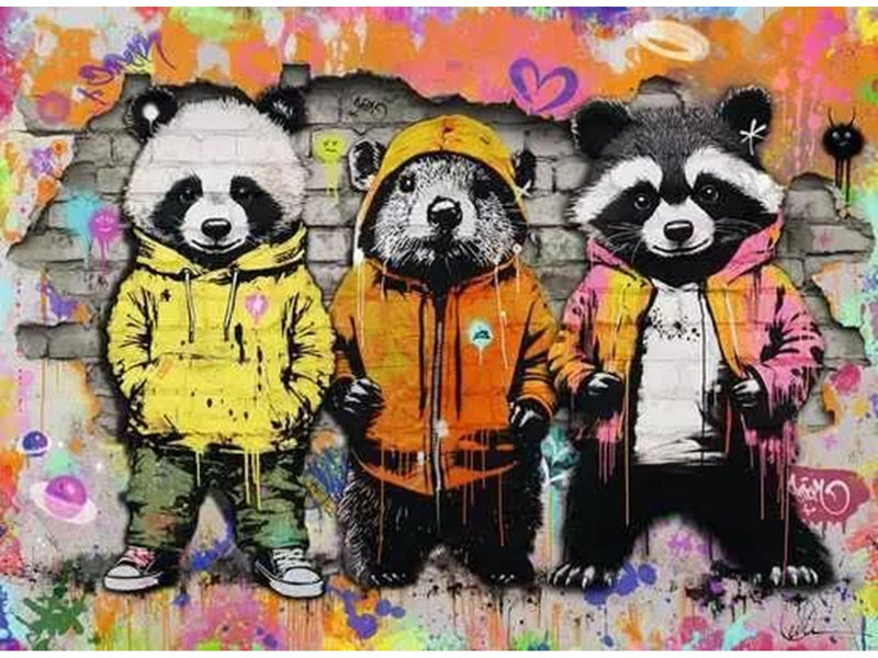 Ravensburger Animal Graffiti 500p - 12+
