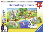 Ravensburger Animals In The Zoo 2x12p
