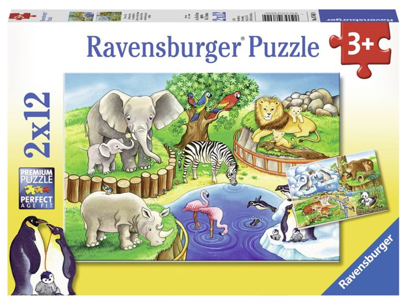 Ravensburger Animals In The Zoo 2x12p