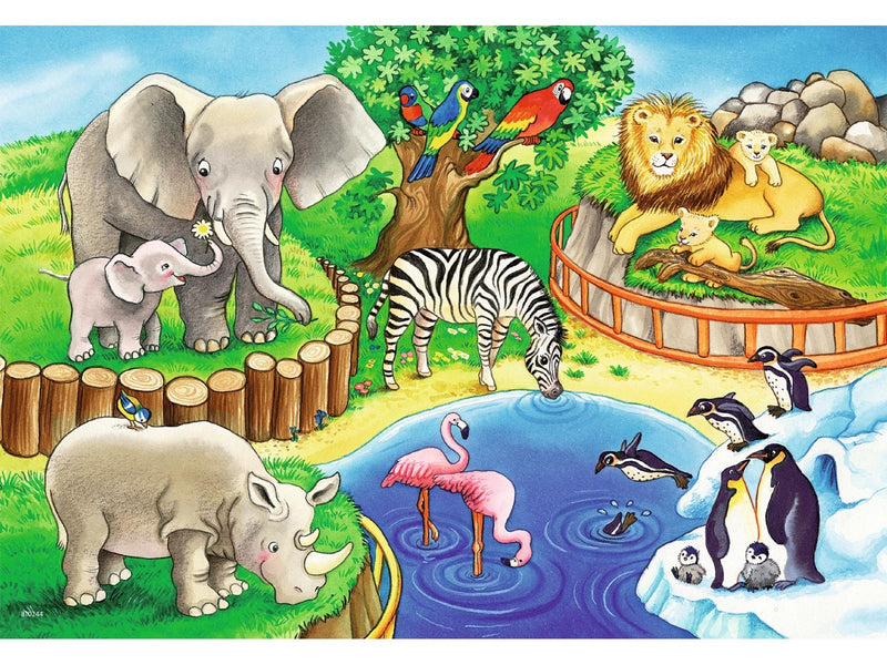Ravensburger Animals In The Zoo 2x12p