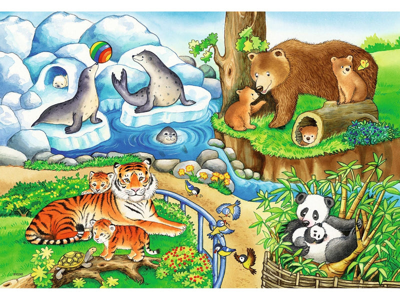 Ravensburger Animals In The Zoo 2x12p