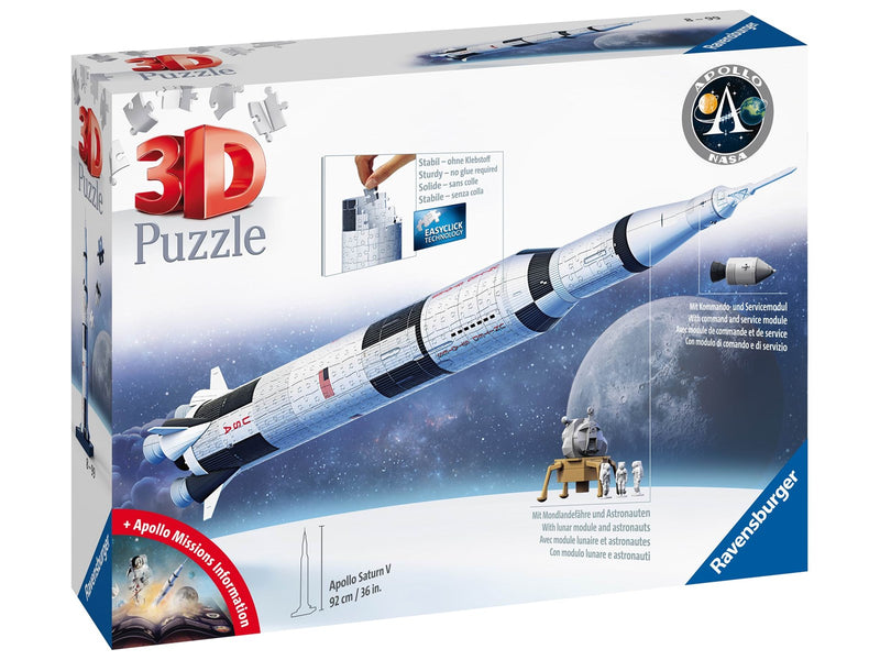 Ravensburger Apollo Saturn V Rocket 440p 3D Puzzle