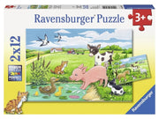 Ravensburger Baby Farm Animals 2x12p