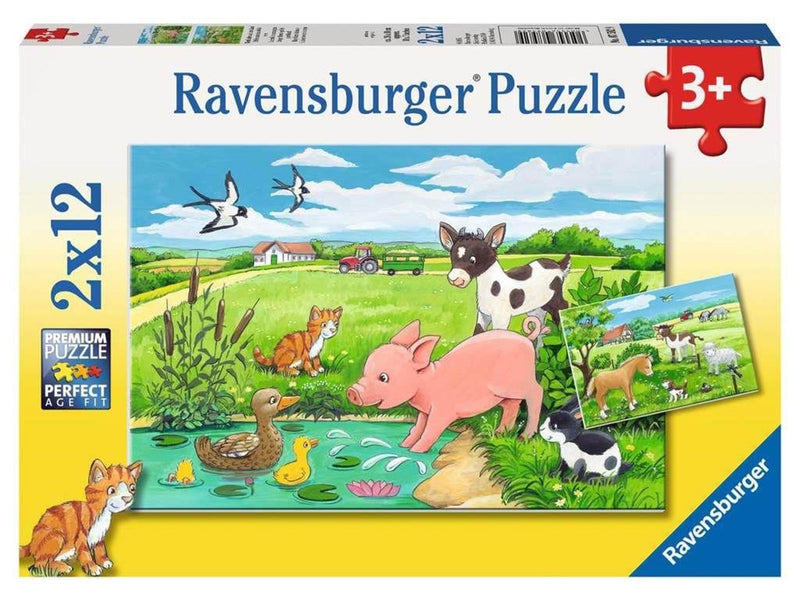 Ravensburger Baby Farm Animals 2x12p