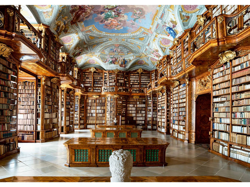 Ravensburger Bibliothek in St. Florian Monastery, Österreich