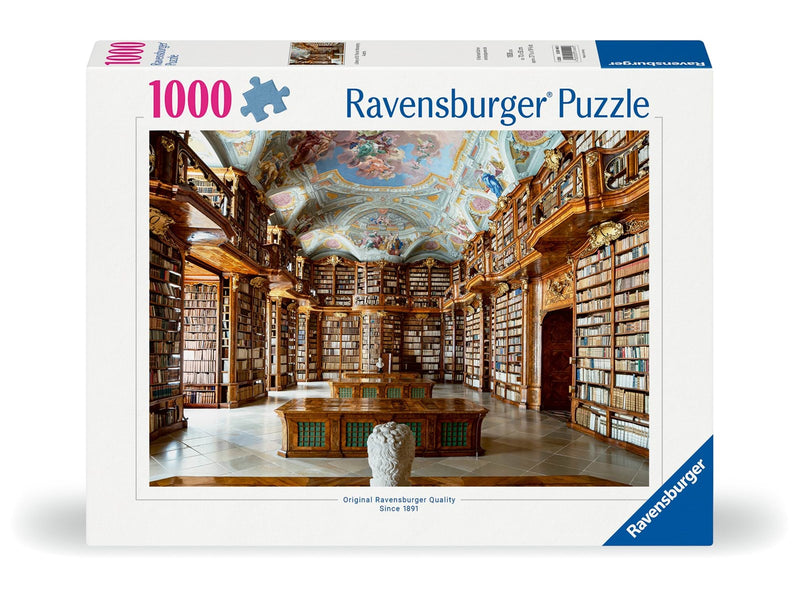 Ravensburger Bibliothek in St. Florian Monastery, Österreich