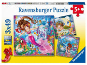 Ravensburger Charming Mermaids 3x49p