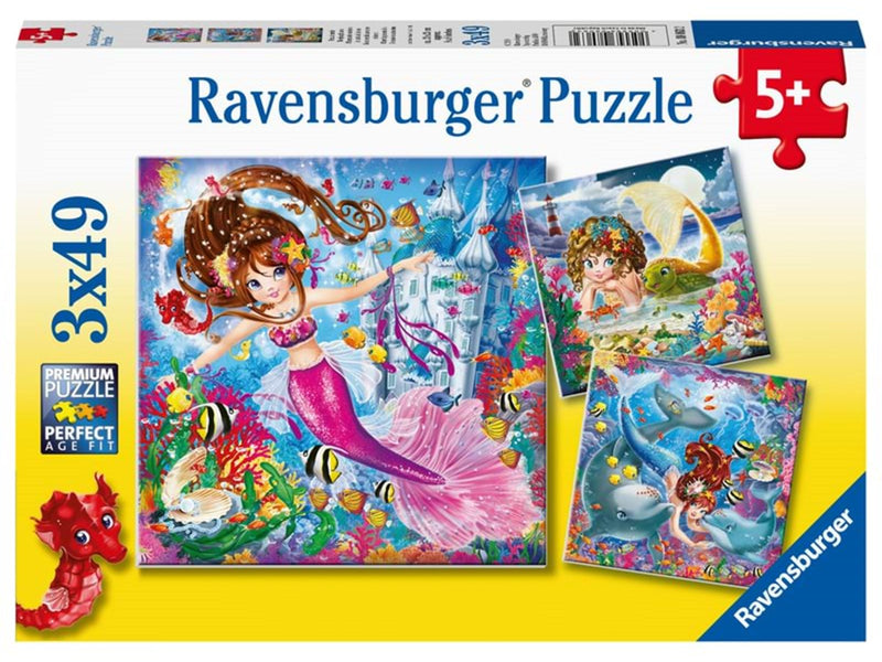 Ravensburger Charming Mermaids 3x49p