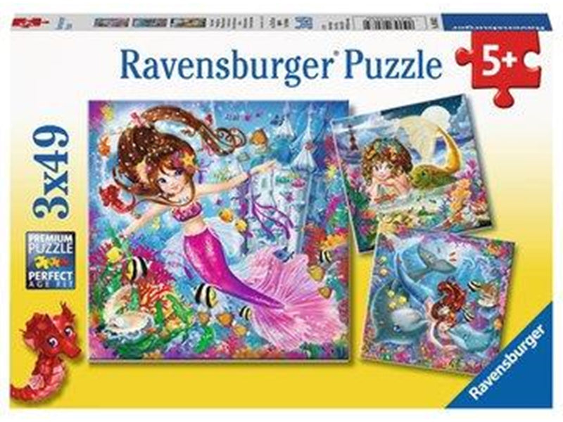 Ravensburger Charming Mermaids 3x49p
