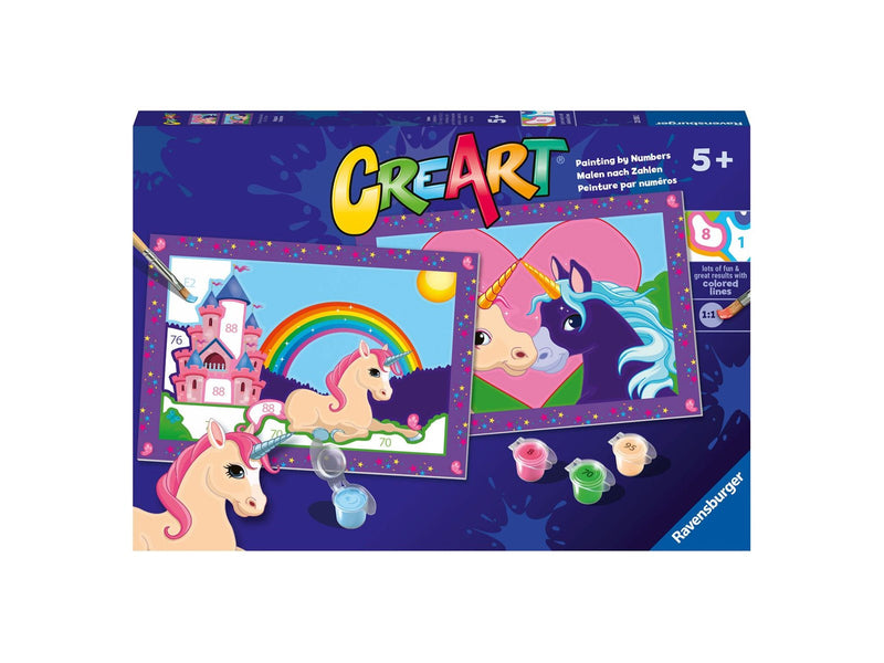 Ravensburger - CreArt Paint by Numbers - Magical Unicorns