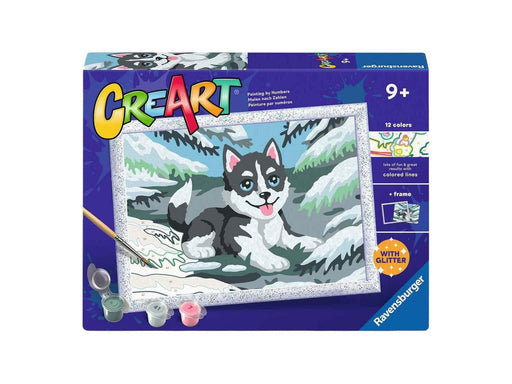 Ravensburger CreArt Paint by Numbers - Naughty Husky
