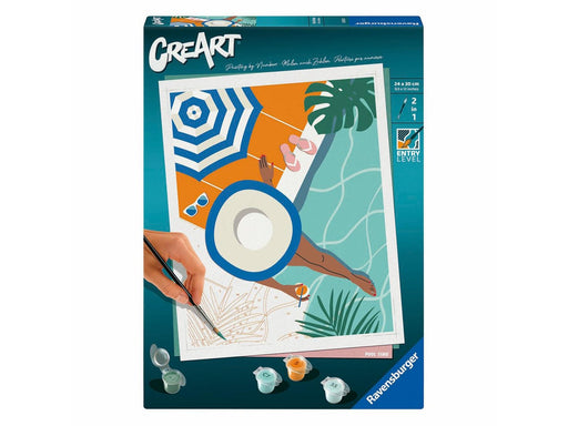 Ravensburger CreArt Paint by Numbers - Swimming Pool