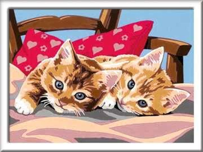 Ravensburger CreArt Paint by Numbers - Two Cuddly Cats