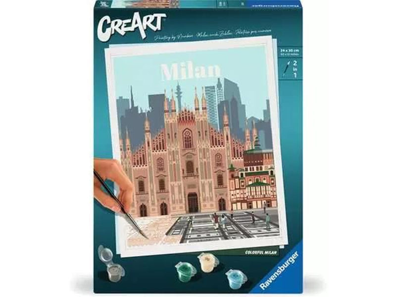 Ravensburger CreArt Painting by Numbers - Colorful Milan
